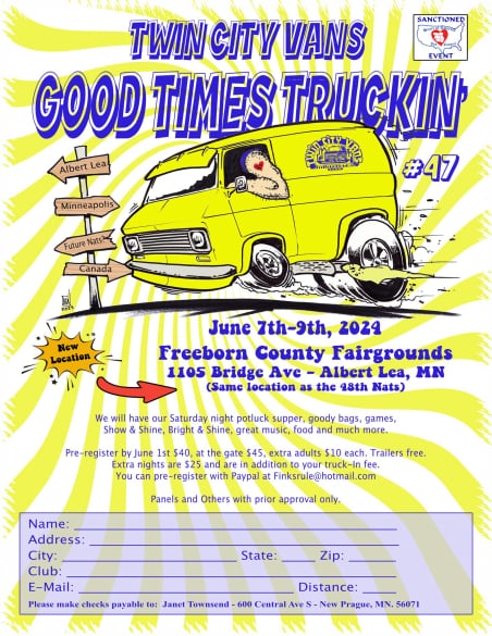 Twin City Vans Good Times Truckin